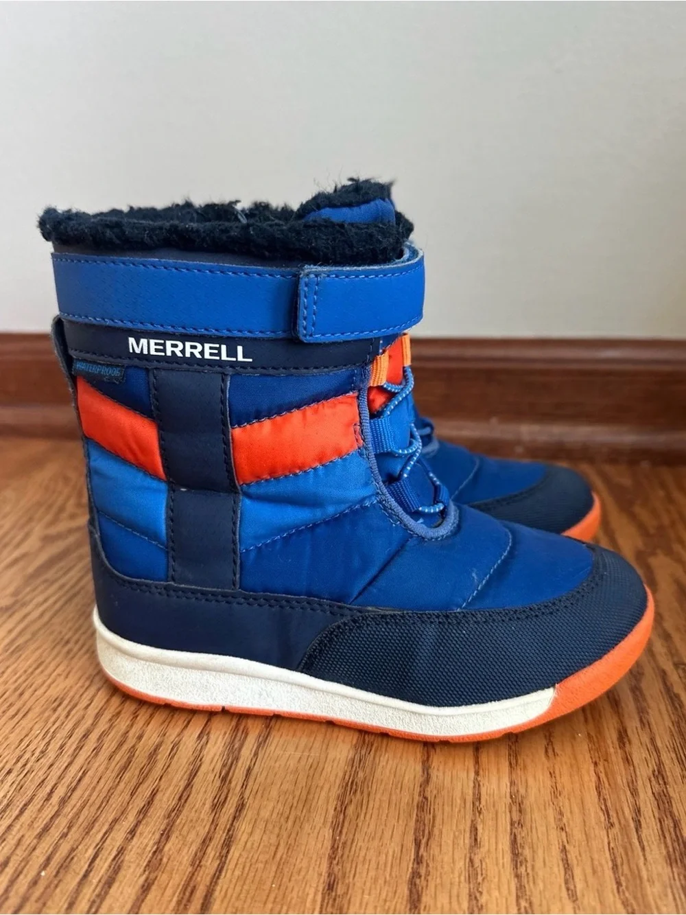 Merrell Waterproof Snow Boots Boys 10 Alpine Puffer JR